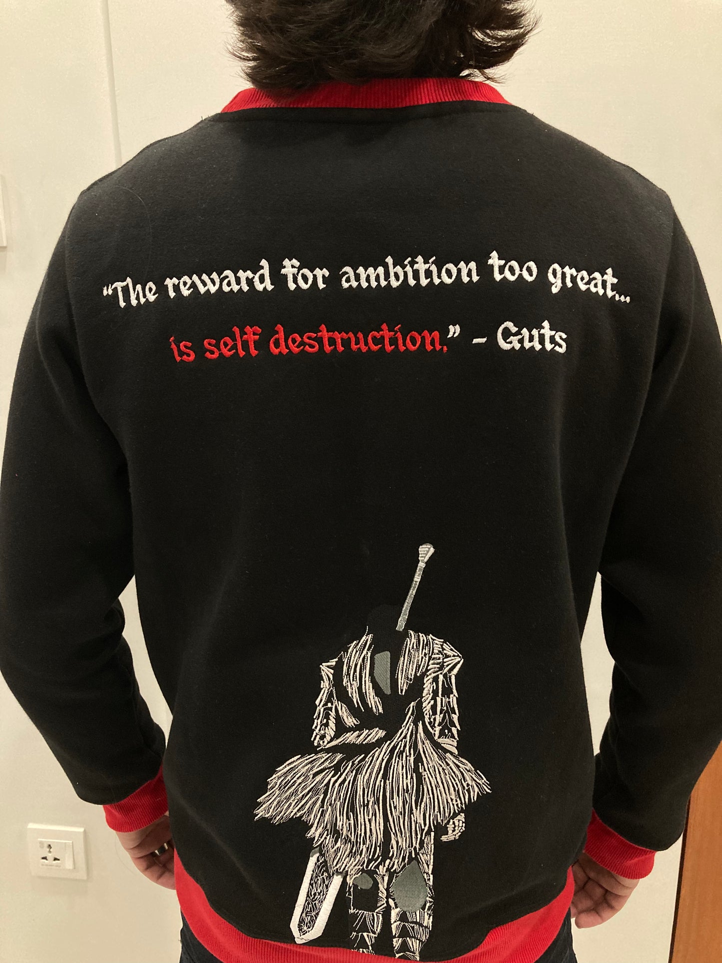 GUTS Anime Embroidered SweatShirt